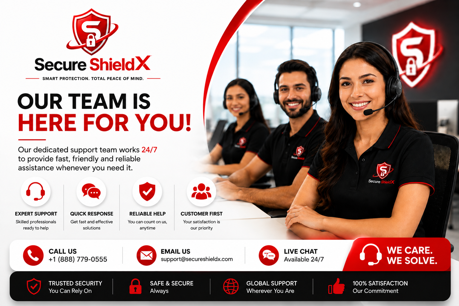 SecureShieldX Dedicated Support Team